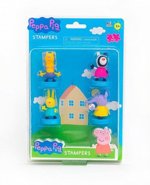 * Peppa Pig: 4 figurky s razítkem, prasátko Peppa