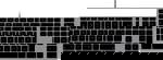 Matias FK318B-DE Wired Aluminium Keyboard for Mac USB klávesnice německá, QWERTZ, Macintosh vesmírná šedá