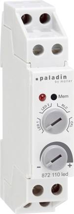 Müller 23384 stmívač na DIN lištu Vhodné pro svítidlo: LED žárovka, žárovka, halogenová žárovka, energeticky úsporná žárovka šedá