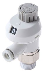 Ovladač otáček, řada: AS2201FS R 1/4 vnější x 8mm SMC