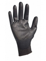 Rukavice máčené BUNTING černé latex 8