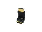 RS PRO Adaptér HDMI, orientace těla: Pravý úhel, adaptér z typu: HDMI Vnější, HDMI, adaptér z typu: Adaptér HDMI