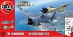 * Airfix Gift Set let. A50184 Grumman F-4F4 Wildcat & Mitsubishi Zero Dogfight Double 1:72