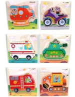 PUZZLE DŘEVO DOPRAVA *