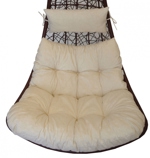 Polstr na závěsnou houpačku Margarita - látka béžový melír | RYCHLÉ DODÁNÍ