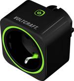 VOLTCRAFT SEM6000 BLACK měřič spotřeby el. energie s Bluetooth, možnost exportu dat, s funkcí dataloggeru, TRMS, nastavitelná cena elektřiny, ovládání přes