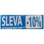 Papírový banner, plakát SKONTO 700x250 mm, "SLEVA -10%", barevný, 5ks