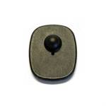 Plastová bezpečnostní etiketa TOP, 52 x 43 mm, 8,2 MHz, černá, 1 ks