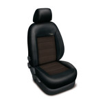 Autopotahy na Peugeot 407, od r. 2004 - 2011, Authentic Velvet, barva velvet  hnědá 2706