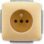 Zásuvka jednonásobná TANGO béžová