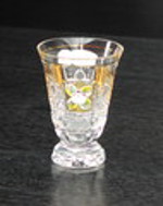 Sklenice s dýnkem zlacené 6 ks (60 ml)