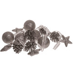 Girlanda stříbrná 180 cm