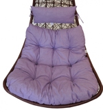 Polstr na závěsnou houpačku Margarita - látka fialový melír | RYCHLÉ DODÁNÍ