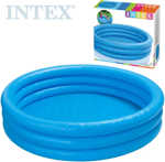 INTEX Bazén kulatý Crystal 168x40cm nafukovací modrý 3 komory 58446