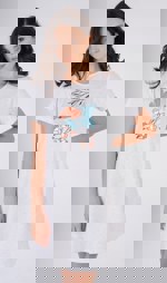 Dámská noční košile s krátkým rukávem Botanical | Pyžama a Župany