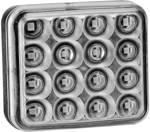 Fristom koncové mlhové světlo zadní mlhovky vzadu 12 V, 24 V, 36 V červená čiré sklo