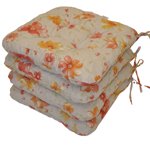 Sedák UNI motiv květiny - set 4 kusy | RYCHLÉ DODÁNÍ