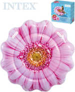 INTEX Lehátko nafukovací Sedmikráska 142cm matrace s úchyty na vodu 58787