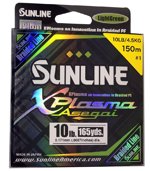 SUNLINE šňůra XPlasma Asegai 150m/10 Lbs-LGR