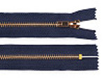 Kovový zip No 5 délka 10 cm (jeansový) (1 ks)