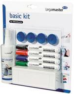 Legamaster basic Kit for Whiteboards 7-125100 popisovač na bílé tabule černá, modrá, červená, zelená vč. mazací houby, čistícího prostředku, magnetů 4 ks