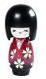 Japonská panenka Kokeshi Uraraka, 13,5 cm