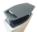 Stříška betonového koše City