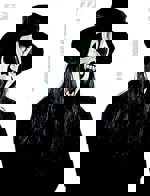 Maska latex Vřískot s kloboukem a vlasy, zuby