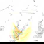 Dimenza zahradní látková houpačka BRASIL - oranžová s limetkou