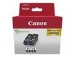 Canon PGI-35BK Twin Pack - 2-balení - 9.3 ml - černá - originální - závěsný box - inkoustový zásobník - pro PIXMA iP100 with battery, iP110, iP110w, TR150 with Battery Pack