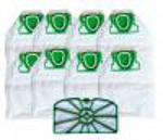 Sáčky JOLLY V5 MAX textilní antibakteriální a filtr 8+1ks