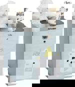 Dětský Úložný box Icebear, flísový, světle modrý 14424