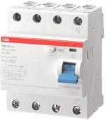 ABB 2CSF204123R1630 F204A-63/0,03L proudový chránič A 4pólový 63 A 0.03 A 230 V