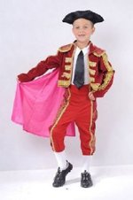 Kostým Toreador M 5-9let 128 - 140 cm, šaty na karneval