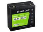 Green Cell® Baterie LiFePO4 12,8V 20Ah 256Wh LFP lithiová baterie 12V BMS pro vozík na vozíku paletový vozík skútr