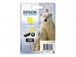 Epson 26XL - 8.7 ml - XL - žlutá - originální - blistr - inkoustová cartridge - pro Expression Premium XP-510, 520, 600, 605, 610, 615, 620, 625, 700, 710, 720, 800, 810, 820