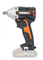 WX272.9 - Aku rázový utahovák 20V 300Nm 1/2" - bez akumulátoru - Powershare