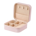 Cestovní šperkovnice 10x10 cm - růžová