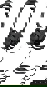 Jabra Evolve2 50 Headset otevřená (On Ear) kabelová, Bluetooth® stereo černá Redukce šumu mikrofonu, Potlačení hluku headset, Vypnutí zvuku mikrofonu, regulace