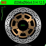 Brzdové kotouče: CB 900 F Hornet, 02-03