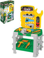 ADDO Pracovní dětský stůl set plastový ponk s nářadím 33ks