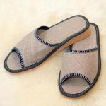 Dámské pantofle lněné 37