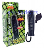 Nafukovací dildo - black