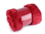 Deka bubble fleece 150x200 cm, barva 7 červená