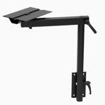 Otočná noha stolu do karavanu - černá