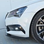 Sportovní spoiler nad mlhovky  Škoda Superb 3 2015-2024