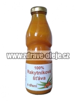 Rakytníková šťáva s dření 100% 500ml Salute Livi