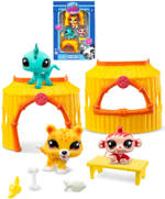 HASBRO LPS Džungle Zvířátko Littlest Pet Shop generace 7 set 3ks s doplňky