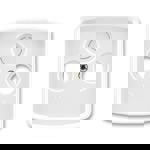 Kryt zásuvky TV s vylamovacím otvorem TANGO bílá