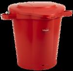 Červený plastový kbelík s víkem 20l VIKAN 56924